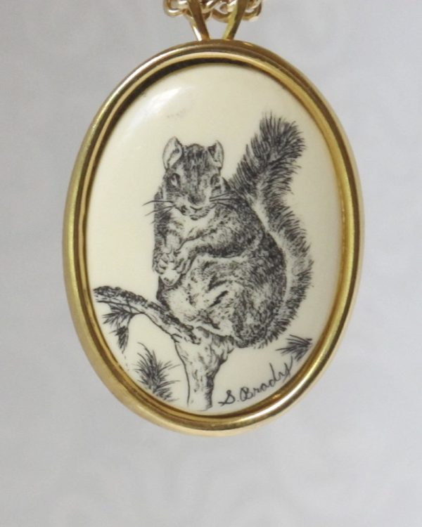 SQUIRREL WITH ACORN