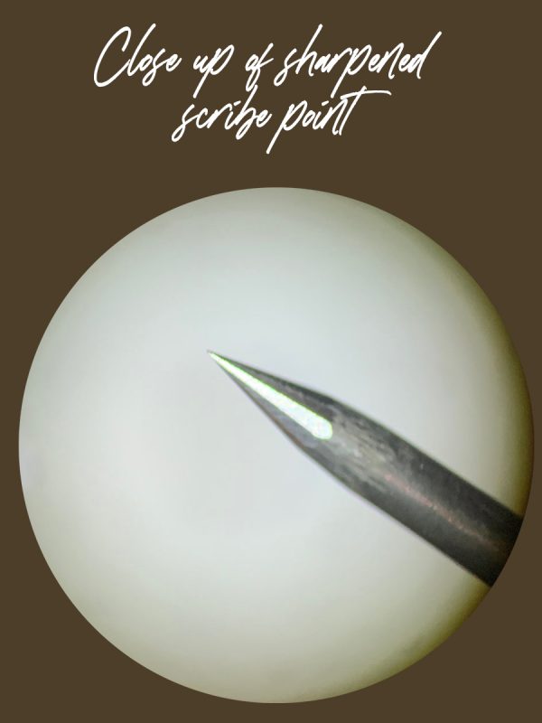 Scrimshaw scribe point