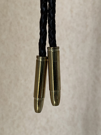 Bullet casing bolo tips