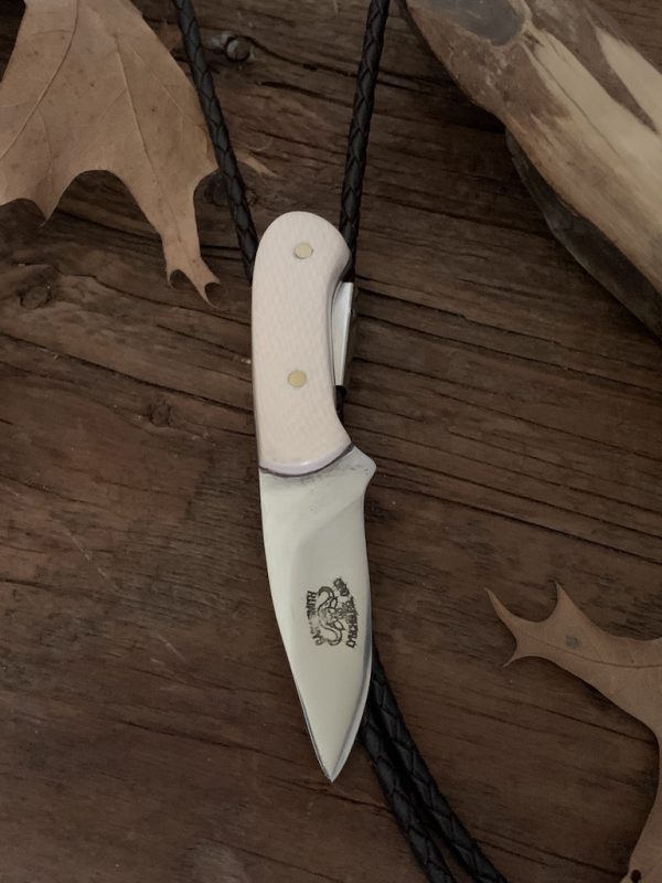 imitation ivory bolo tie