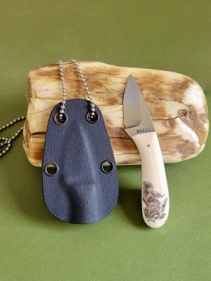 Coiled Rattlesnake Neck Knife