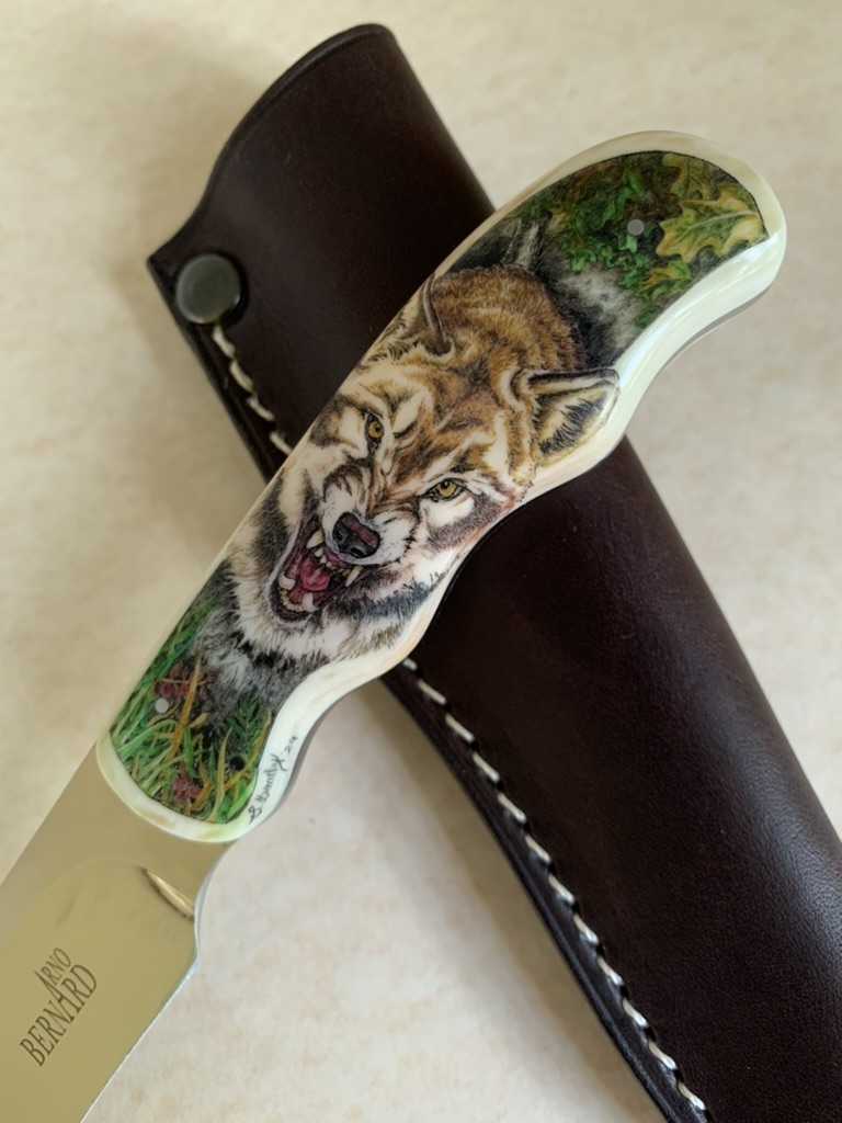 This snarling wolf is about to attack. Wolf Attack